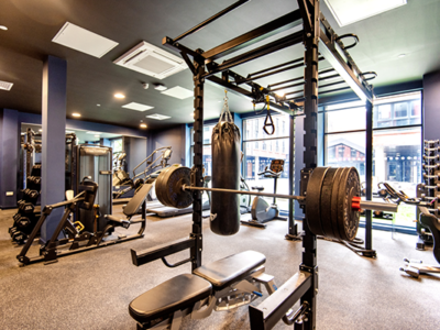 There is a fully equipped gym on site